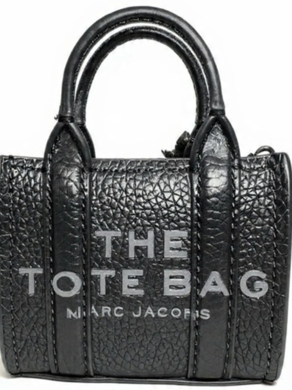 The Tote Bag Black Mini Leather Charm by Marc Jacobs - Picture 6 of 6